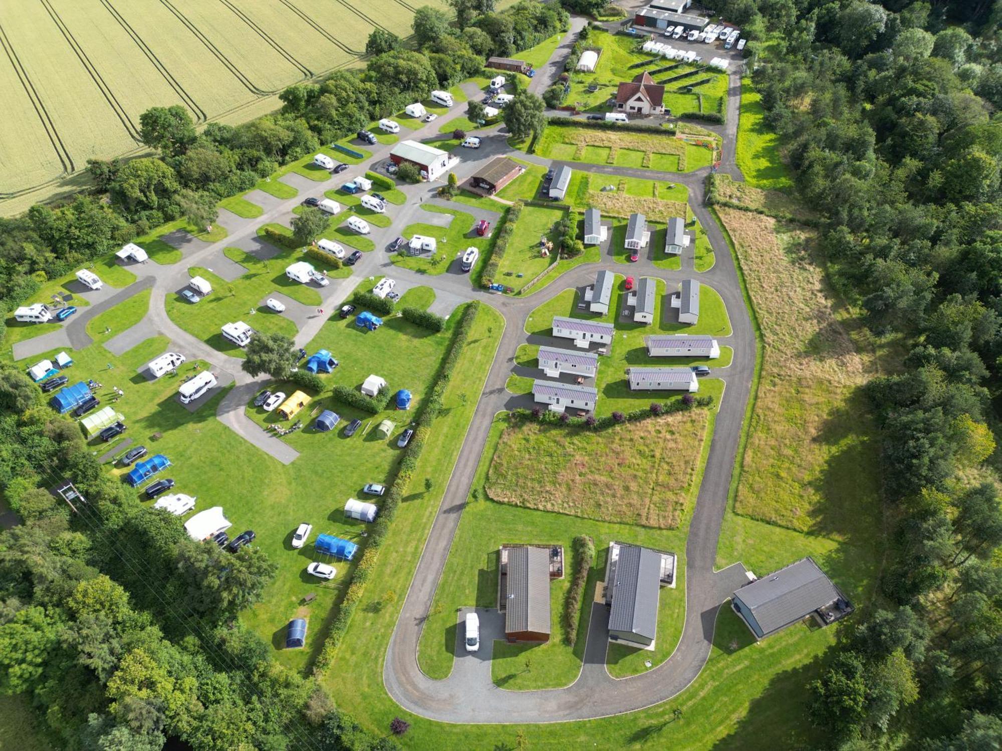 Linwater Caravan Park - Luxury Lodges And Static Caravans Near Edinburgh Newbridge  Екстер'єр фото
